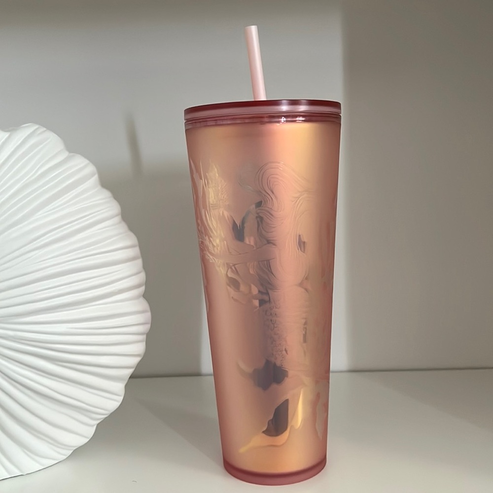 Starbucks soft touch mermaid tail siren